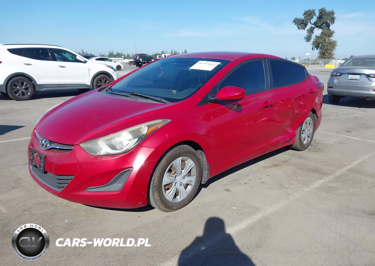 2016 Hyundai Elantra Se VIN:KMHDH4AE1GU542783 - 2