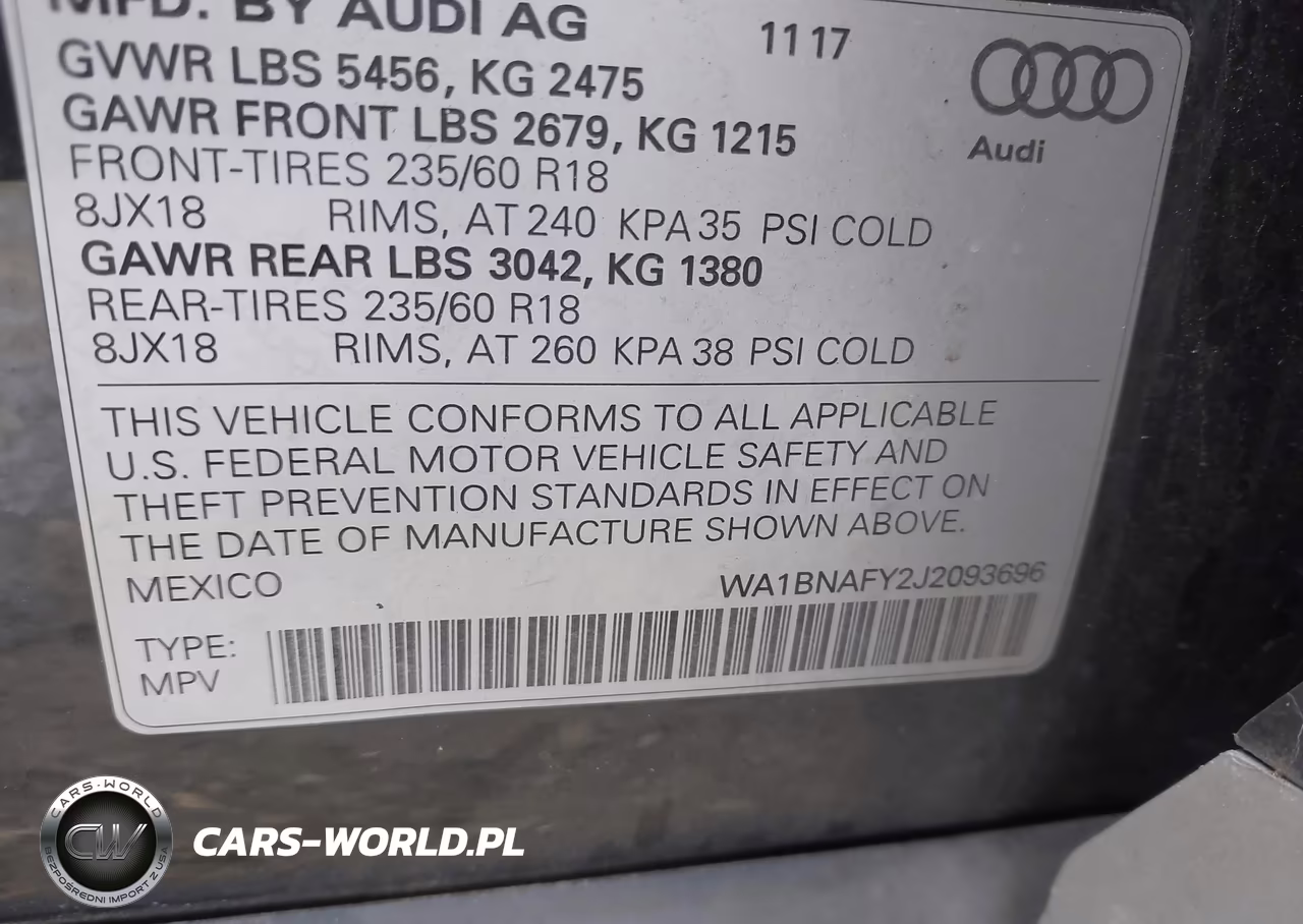 2018 Audi Q5 2.0T Premium-2.0T Tech Premium VIN:WA1BNAFY2J2093696 - 9