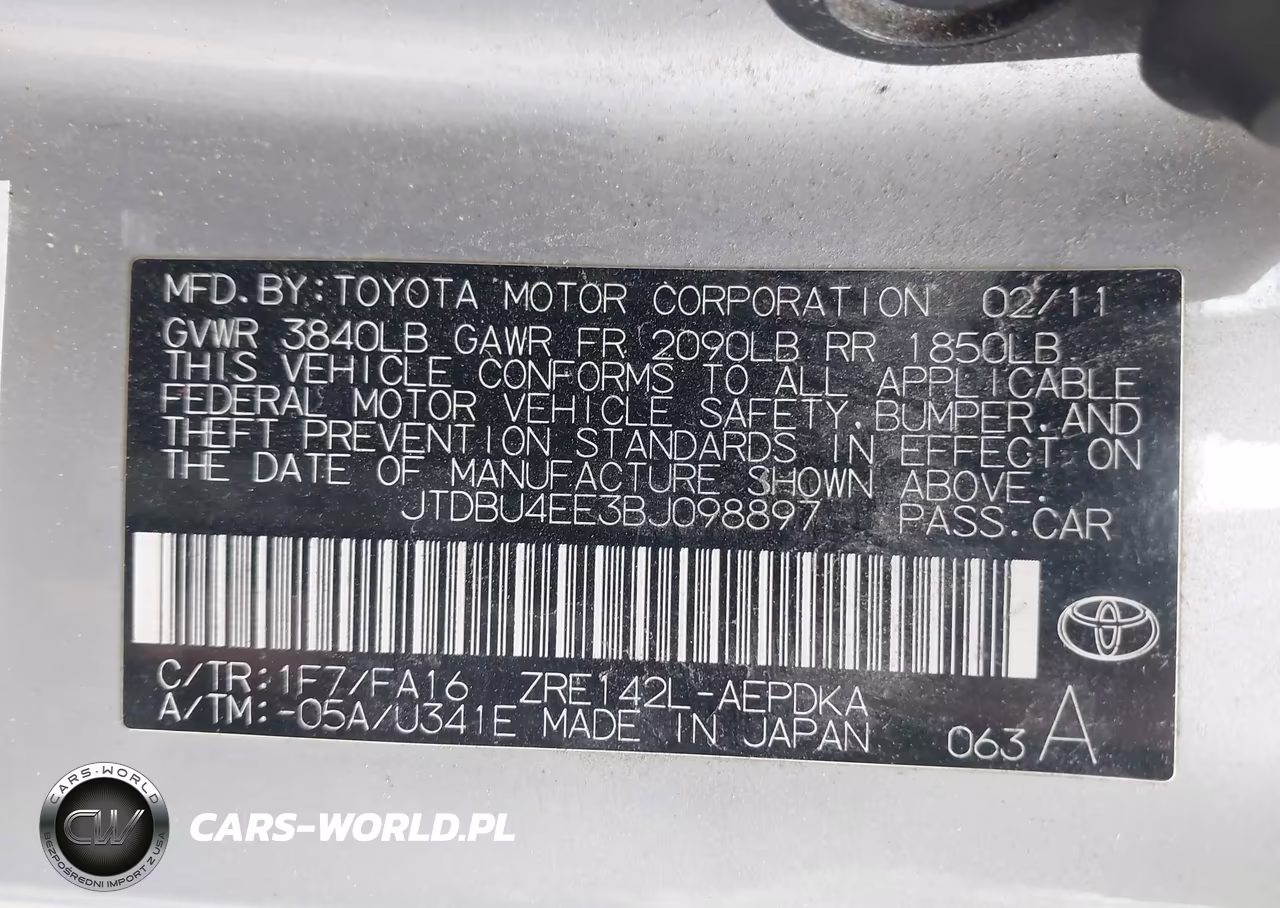 2011 Toyota Corolla VIN:JTDBU4EE3BJ098897 - 9