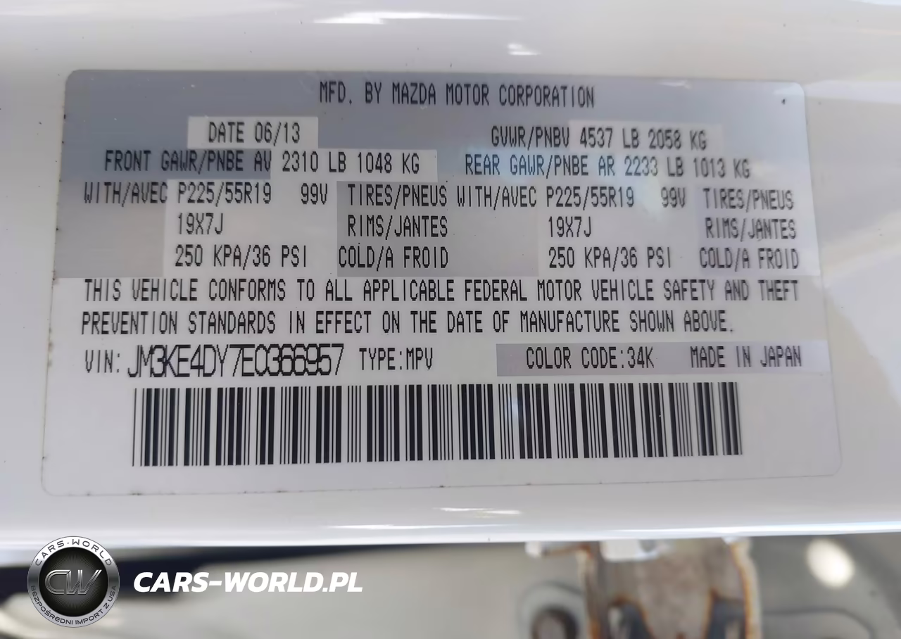 2014 Mazda Cx-5 Gt VIN:JM3KE4DY7E0366957 - 9