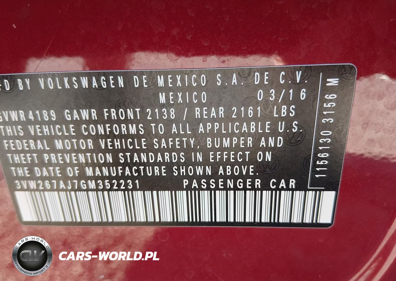 2016 Volkswagen Jetta 1.4T S VIN:3VW267AJ7GM352231 - 9