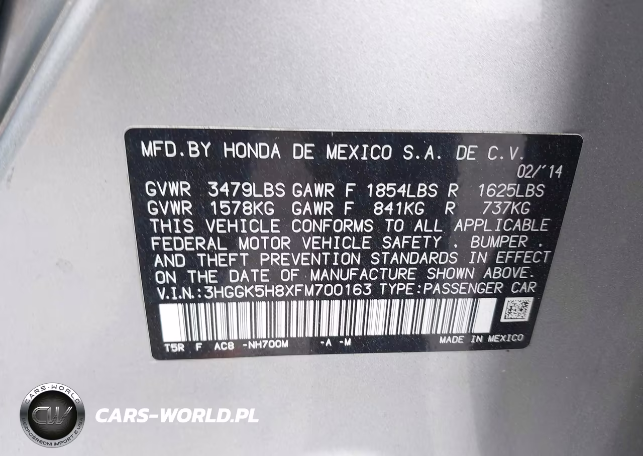 2015 Honda Fit Ex-Ex-L VIN:3HGGK5H8XFM700163 - 9