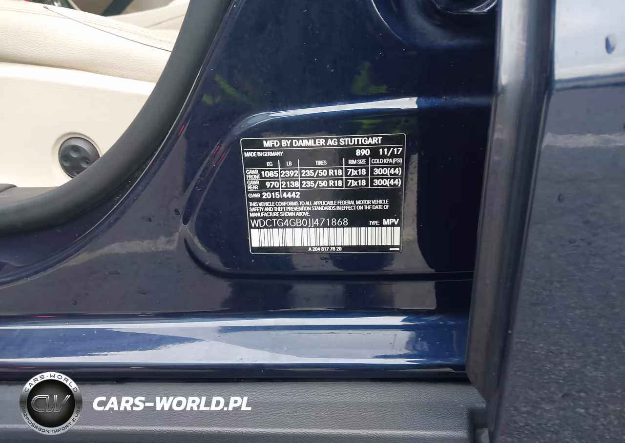 2018 Mercedes-Benz Gla 250 4Matic VIN:WDCTG4GB0JJ471868 - 18