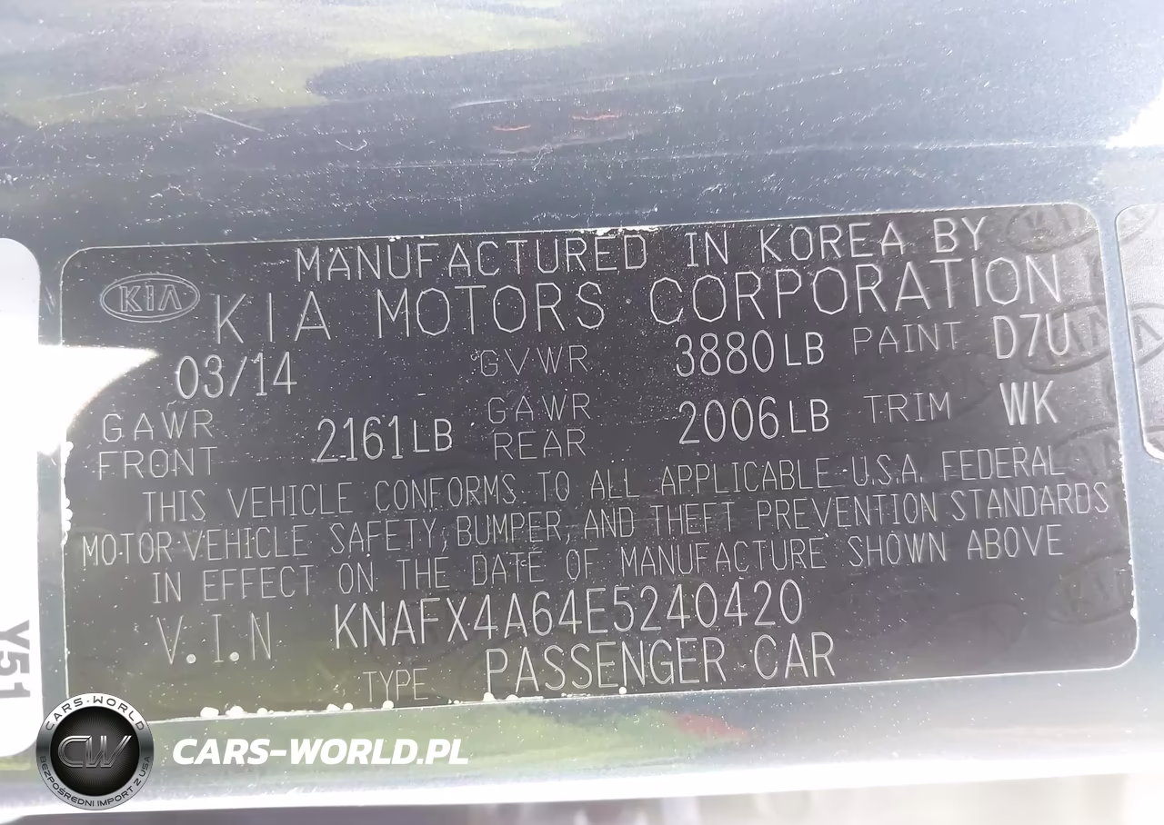 2014 Kia Forte Lx VIN:KNAFX4A64E5240420 - 9