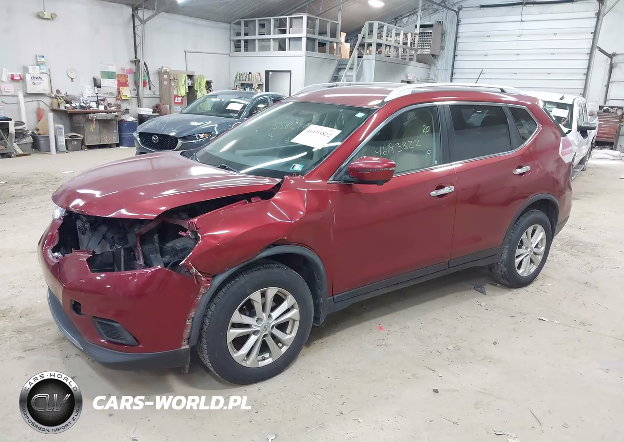 2016 Nissan Rogue Sv VIN:JN8AT2MV0GW151123 - 2