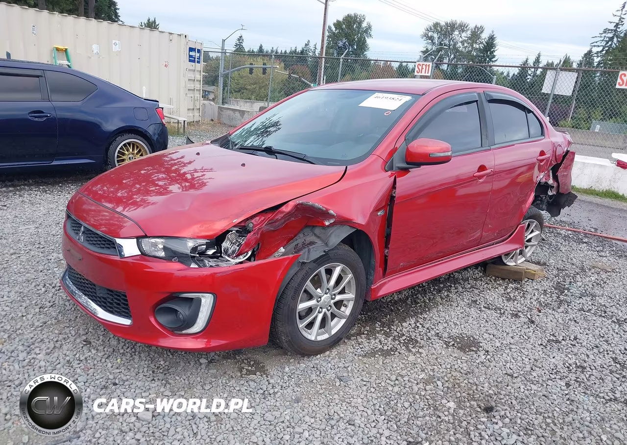 2016 Mitsubishi Lancer Es VIN:JA32U2FU7GU001912 - 2