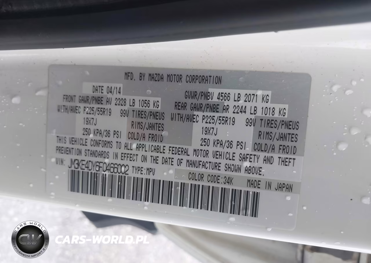 2015 Mazda Cx-5 Grand Touring VIN:JM3KE4DY6F0466002 - 9