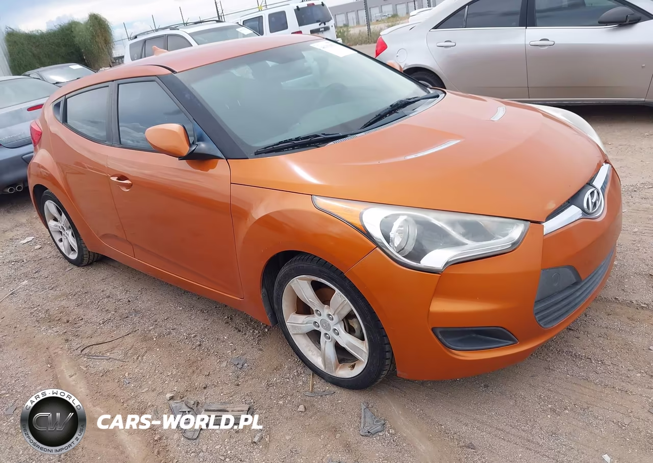 2013 Hyundai Veloster Base W-Black VIN:KMHTC6AD6DU151122 - 1