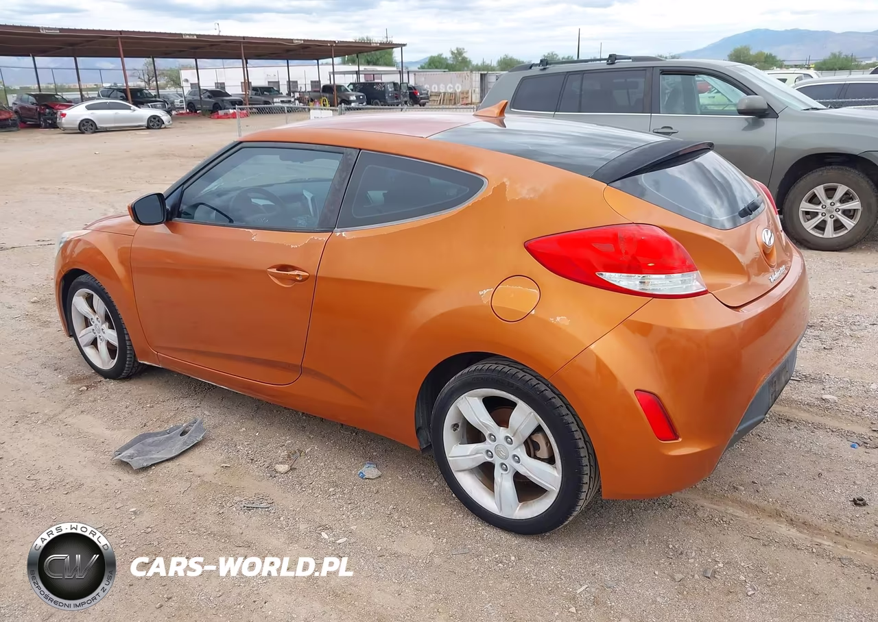 2013 Hyundai Veloster Base W-Black VIN:KMHTC6AD6DU151122 - 3