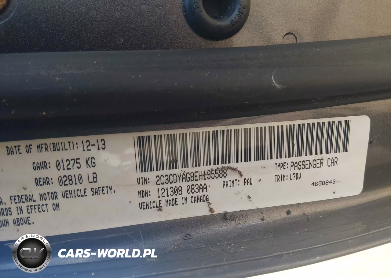 2014 Dodge Challenger Sxt VIN:2C3CDYAG8EH195588 - 9