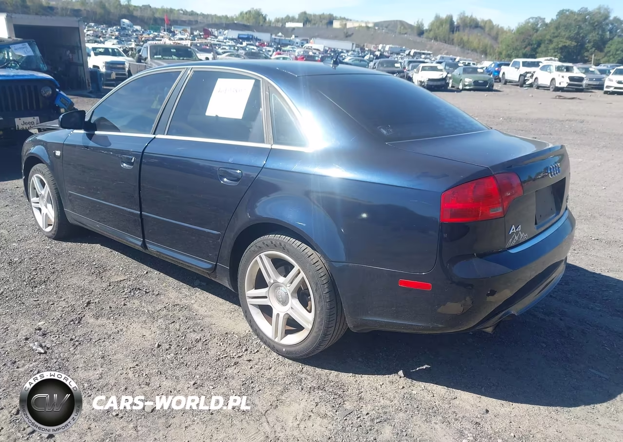 2008 Audi A4 2.0T VIN:WAUDF78E68A093649 - 3