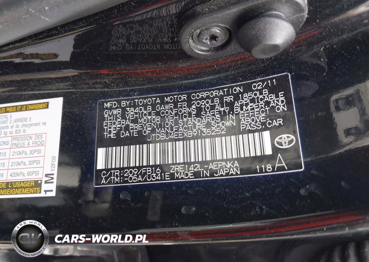 2011 Toyota Corolla Le VIN:JTDBU4EEXB9135252 - 9