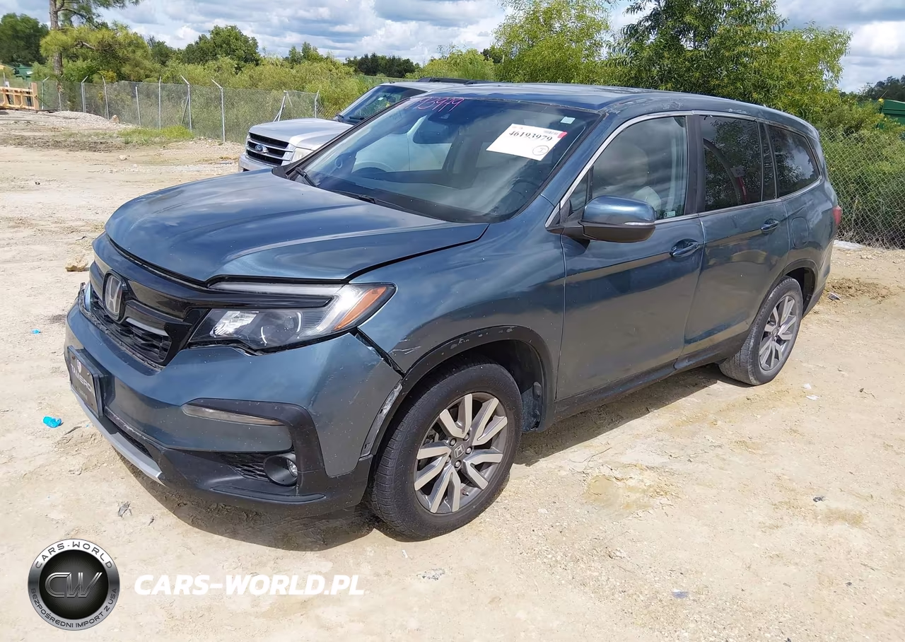 2021 Honda Piloto 2Wd Ex-L VIN:5FNYF5H59MB019524 - 2