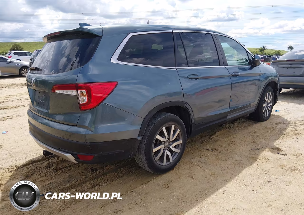 2021 Honda Piloto 2Wd Ex-L VIN:5FNYF5H59MB019524 - 4