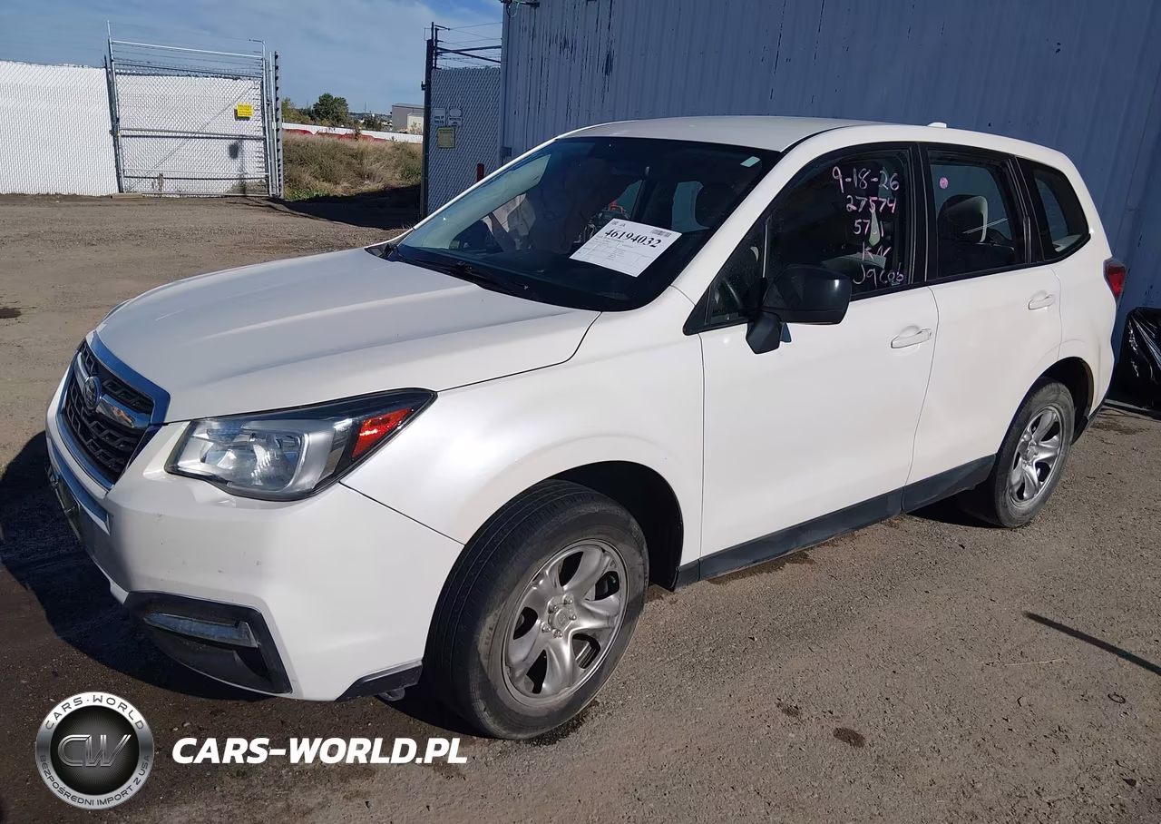 2018 Subaru Forester 2.5I VIN:JF2SJAAC6JG545781 - 2