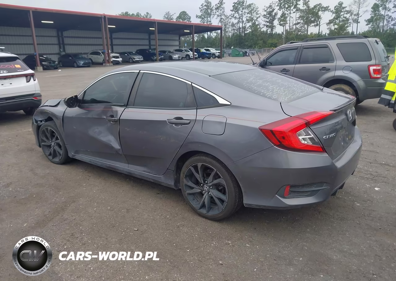 2020 Honda Civic Sport VIN:19XFC2F8XLE012811 - 3