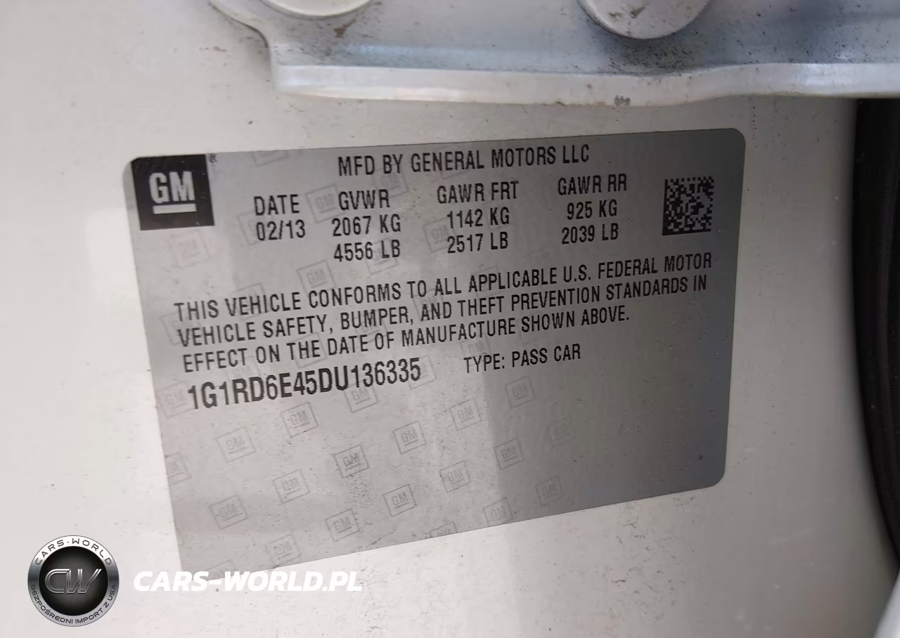 2013 Chevrolet Volt VIN:1G1RD6E45DU136335 - 9
