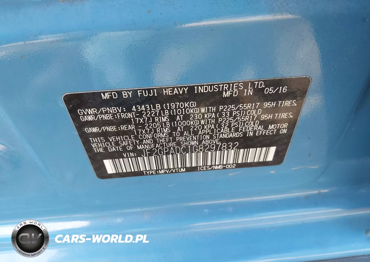 2016 Subaru Crosstrek Premium VIN:JF2GPADC1G8297832 - 9