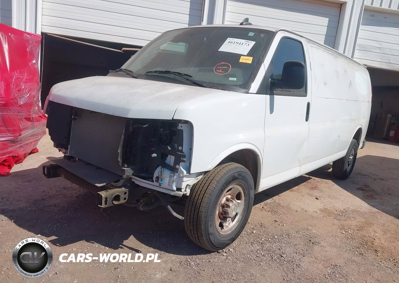2023 Chevrolet Express Cargo Rwd 2500 Extended Wheelbase Wt VIN:1GCWGBFP5P1259870 - 2