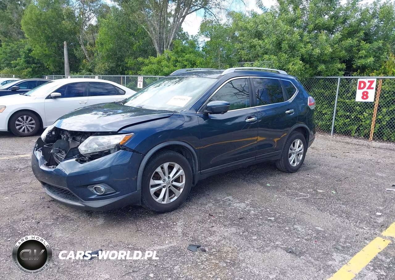 2016 Nissan Rogue Sv VIN:JN8AT2MT7GW012802 - 2