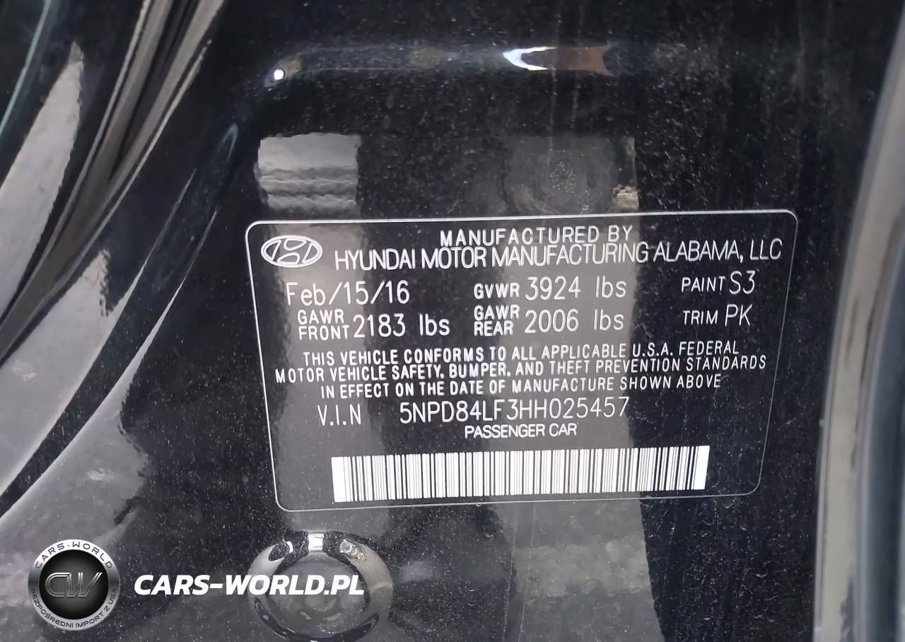 2017 Hyundai Elantra Se VIN:5NPD84LF3HH025457 - 9