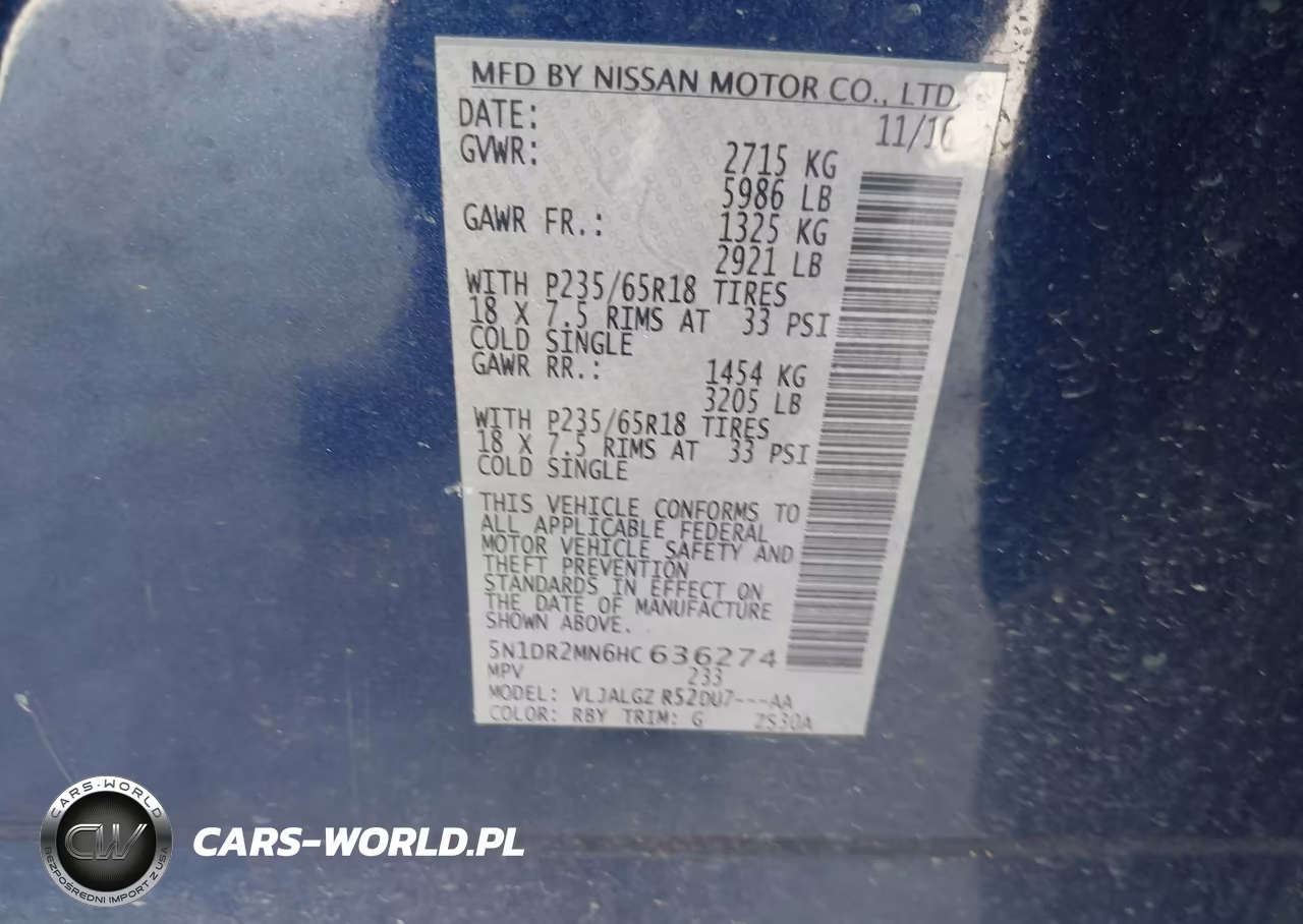 2017 Nissan Pathfinder Sl VIN:5N1DR2MN6HC636274 - 9