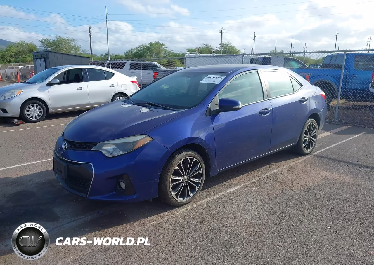 2014 Toyota Corolla S-S Plus-S Premium VIN:5YFBURHE8EP067816 - 2