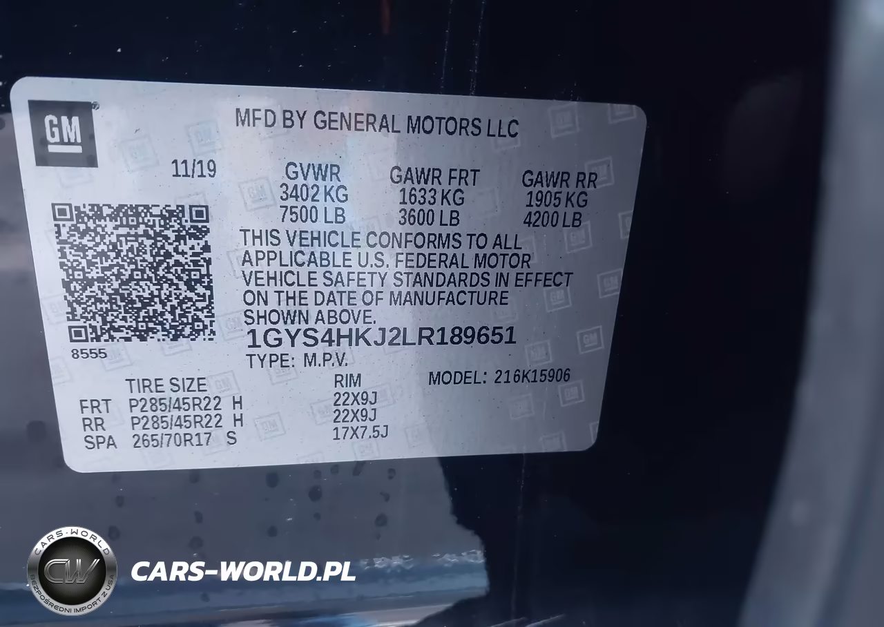 2020 Cadillac Escalade Esv 4Wd Luxury VIN:1GYS4HKJ2LR189651 - 9