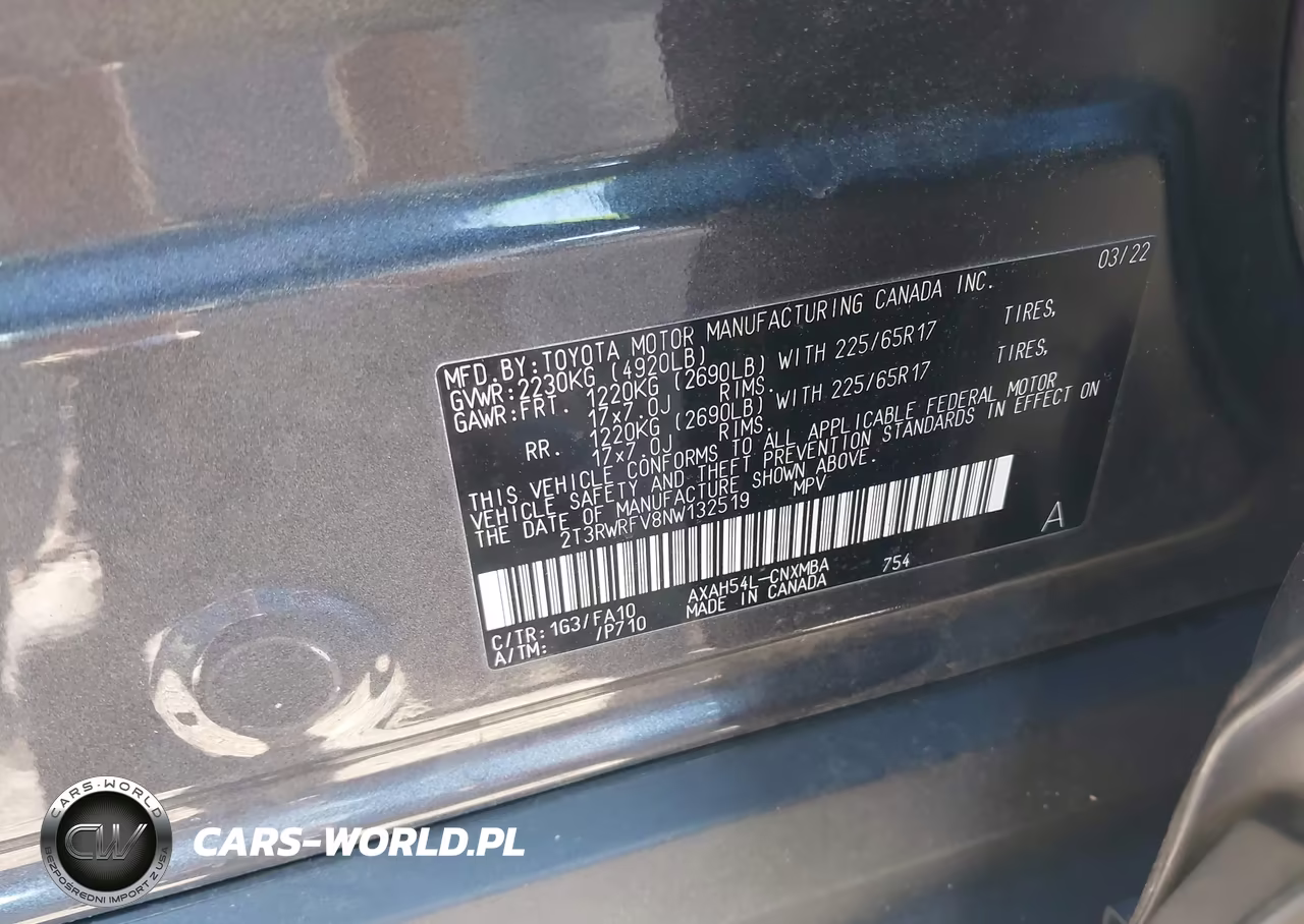 2022 Toyota Rav4 Hybrid Xle VIN:2T3RWRFV8NW132519 - 9