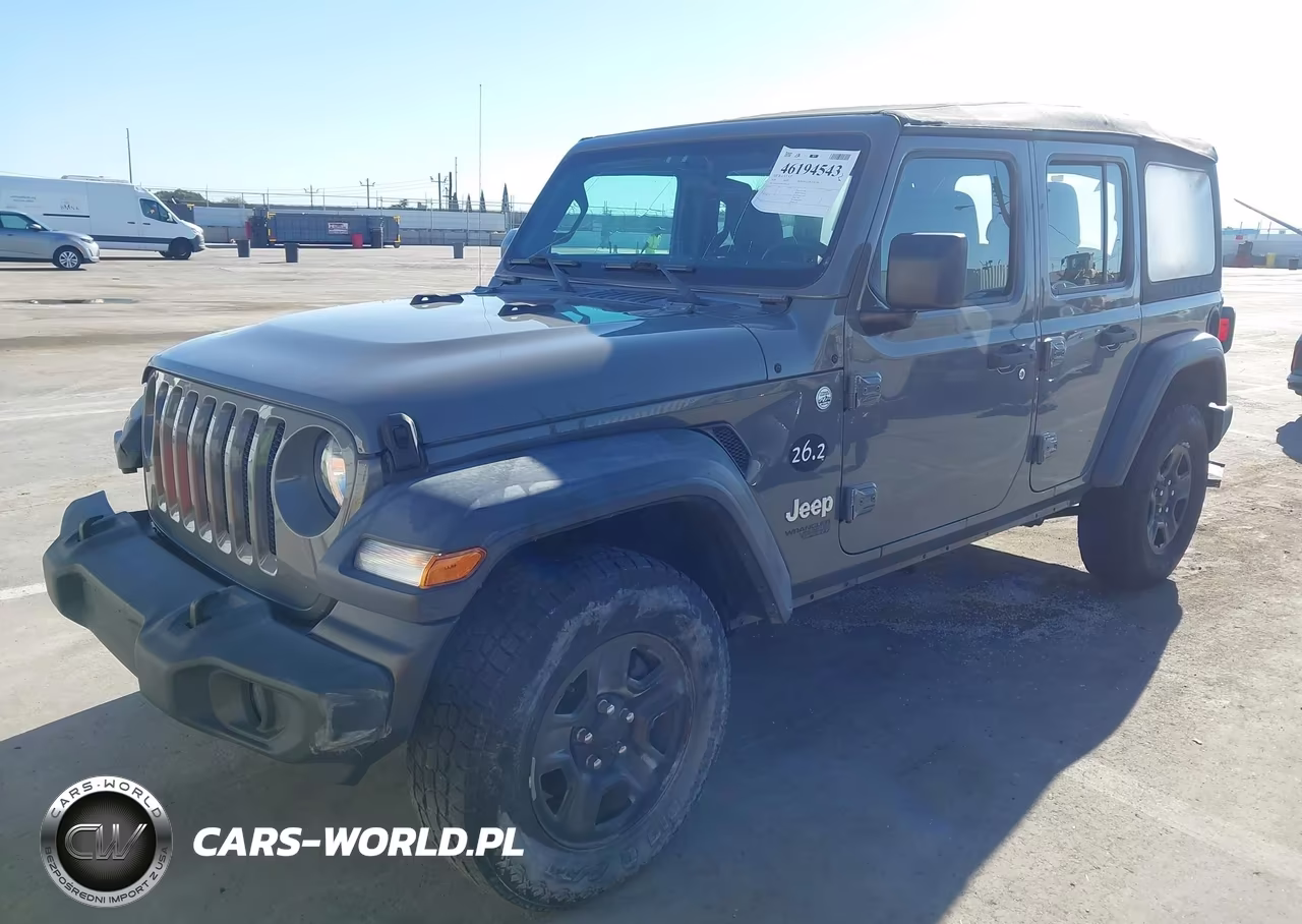 2020 Jeep Wrangler Unlimited Sport 4X4 VIN:1C4HJXDG9LW182105 - 2