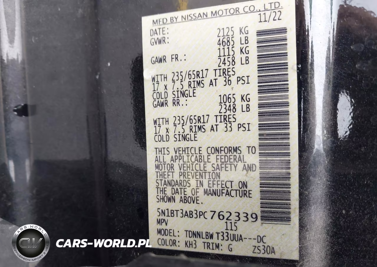 2023 Nissan Rogue S Intelligent Awd VIN:5N1BT3AB3PC762339 - 9