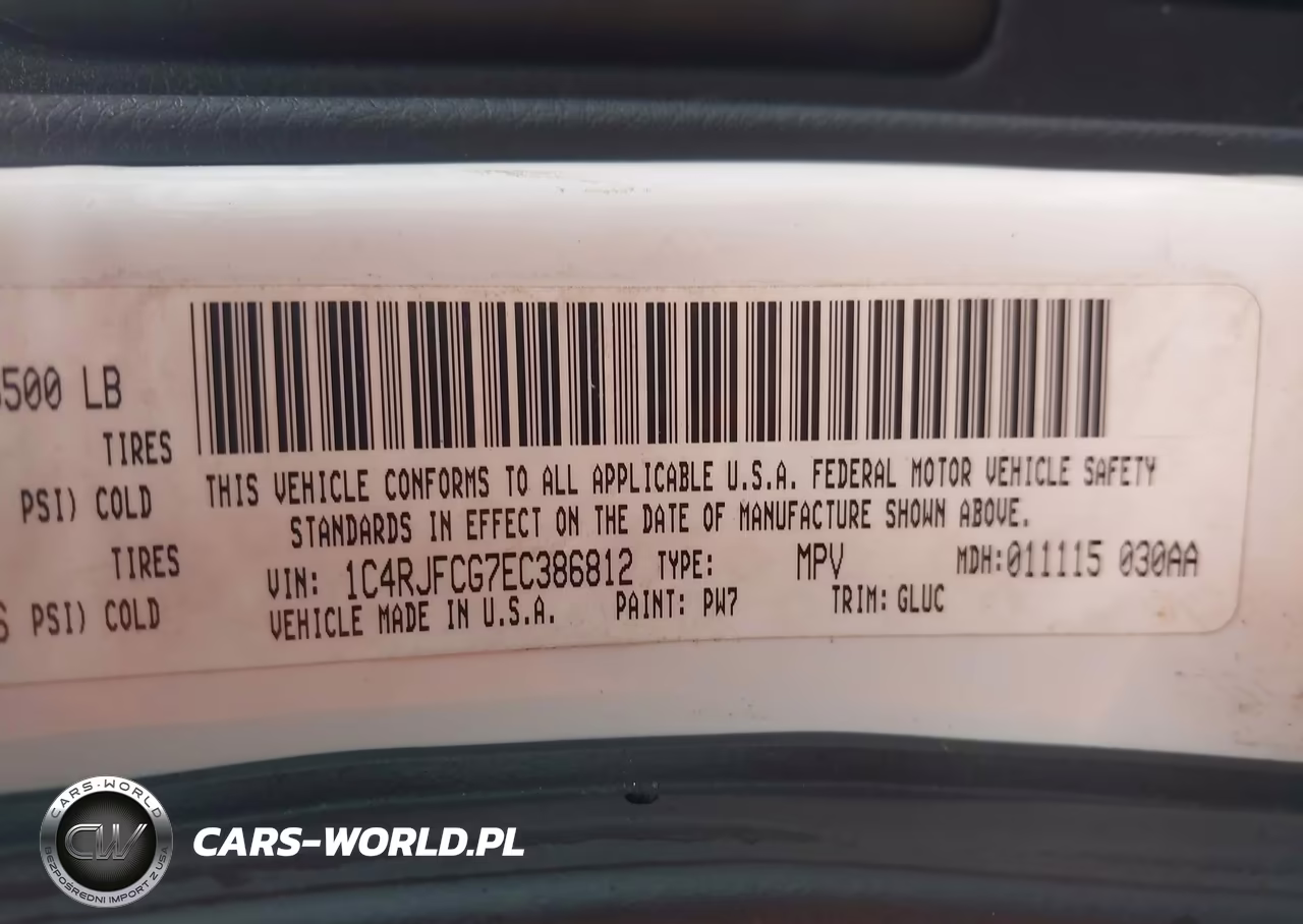 2014 Jeep Grand Cherokee Overland VIN:1C4RJFCG7EC386812 - 9
