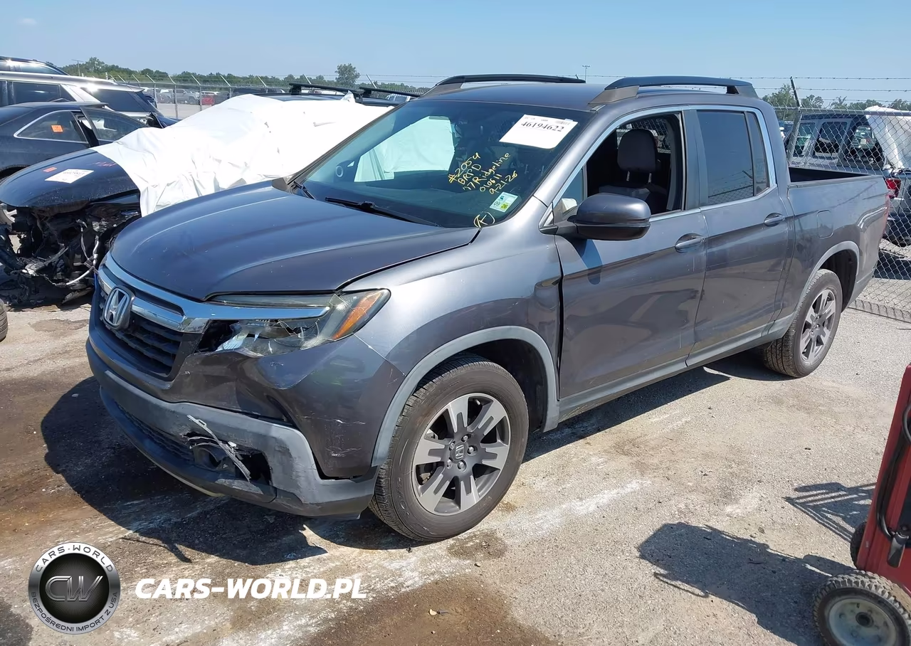 2017 Honda Ridgeline Rtl-T VIN:5FPYK3F62HB010611 - 2