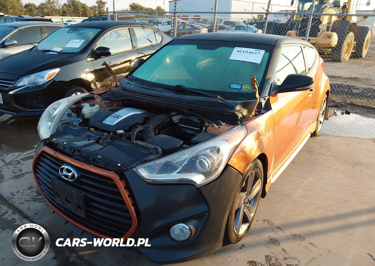 2013 Hyundai Veloster Turbo W-Black VIN:KMHTC6AE5DU174383 - 2