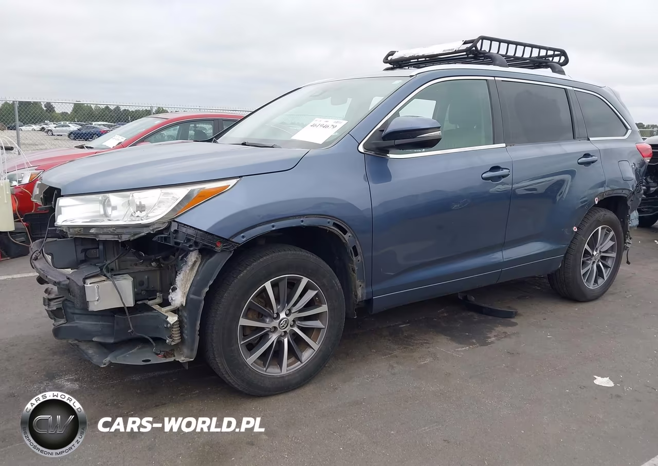 2017 Toyota Highlander Xle VIN:5TDJZRFH4HS393151 - 2