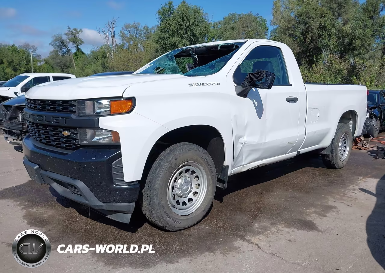 2021 Chevrolet Silverado 1500 2Wd Long Bed Wt VIN:3GCNWAEH2MG255629 - 2