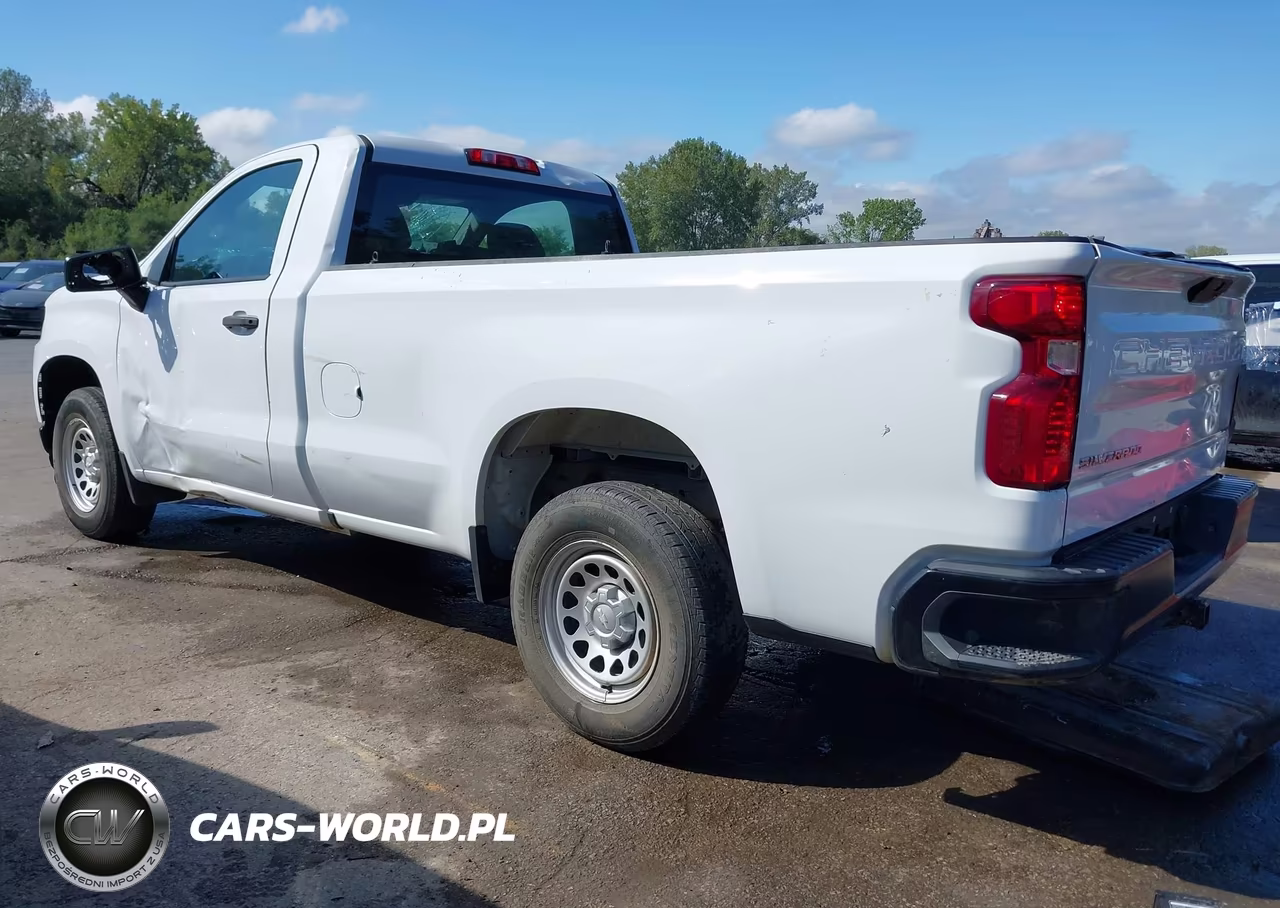2021 Chevrolet Silverado 1500 2Wd Long Bed Wt VIN:3GCNWAEH2MG255629 - 3