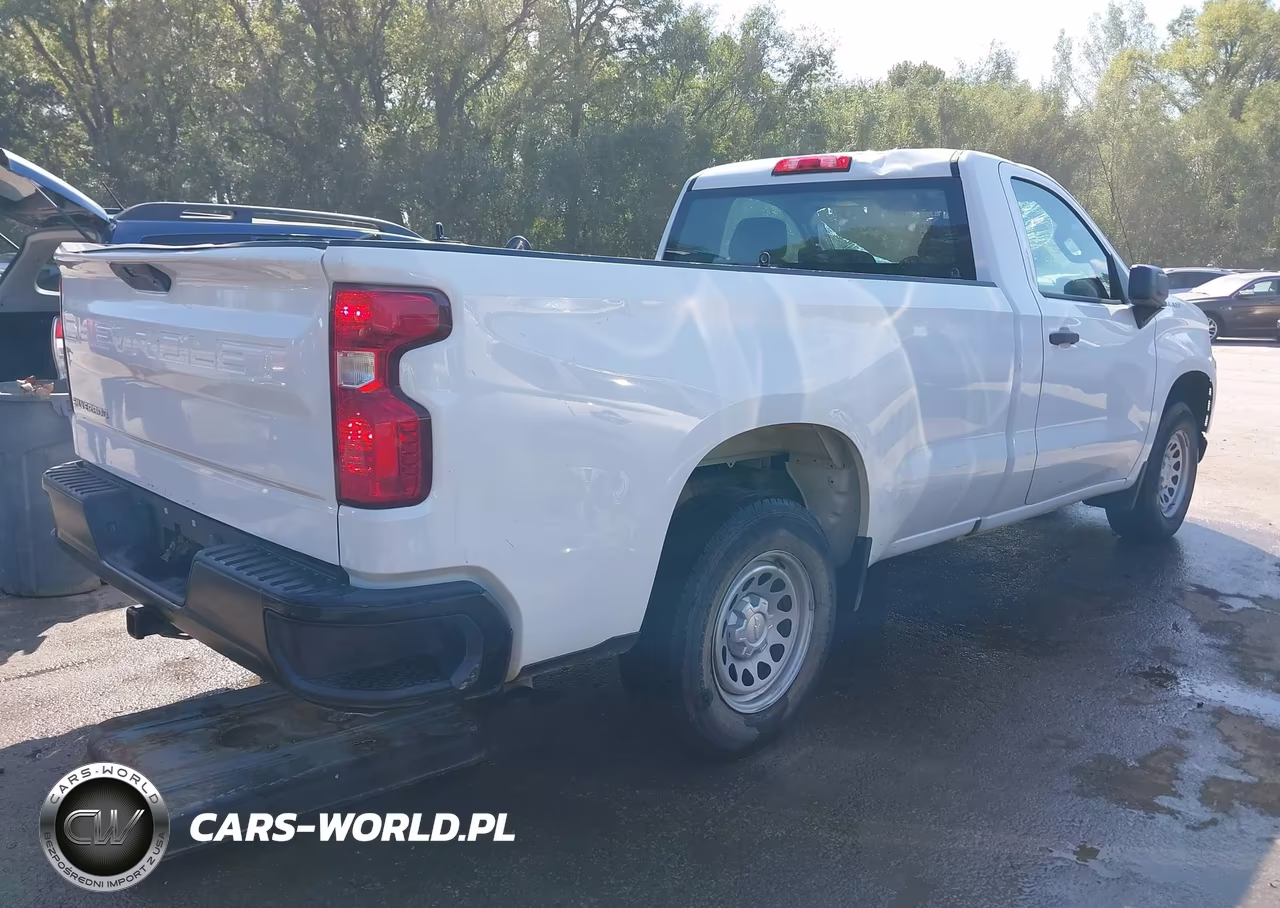 2021 Chevrolet Silverado 1500 2Wd Long Bed Wt VIN:3GCNWAEH2MG255629 - 4