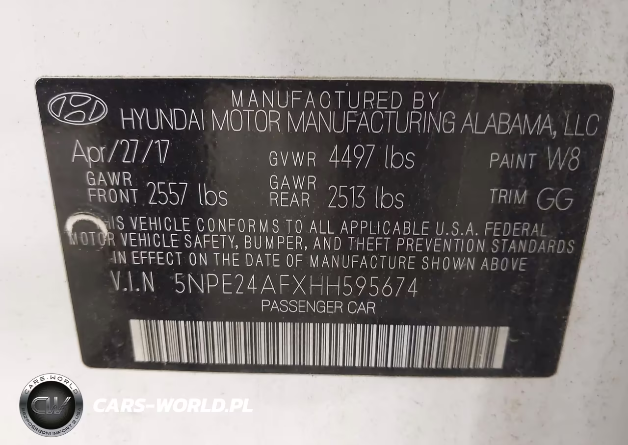 2017 Hyundai Sonata Se VIN:5NPE24AFXHH595674 - 9