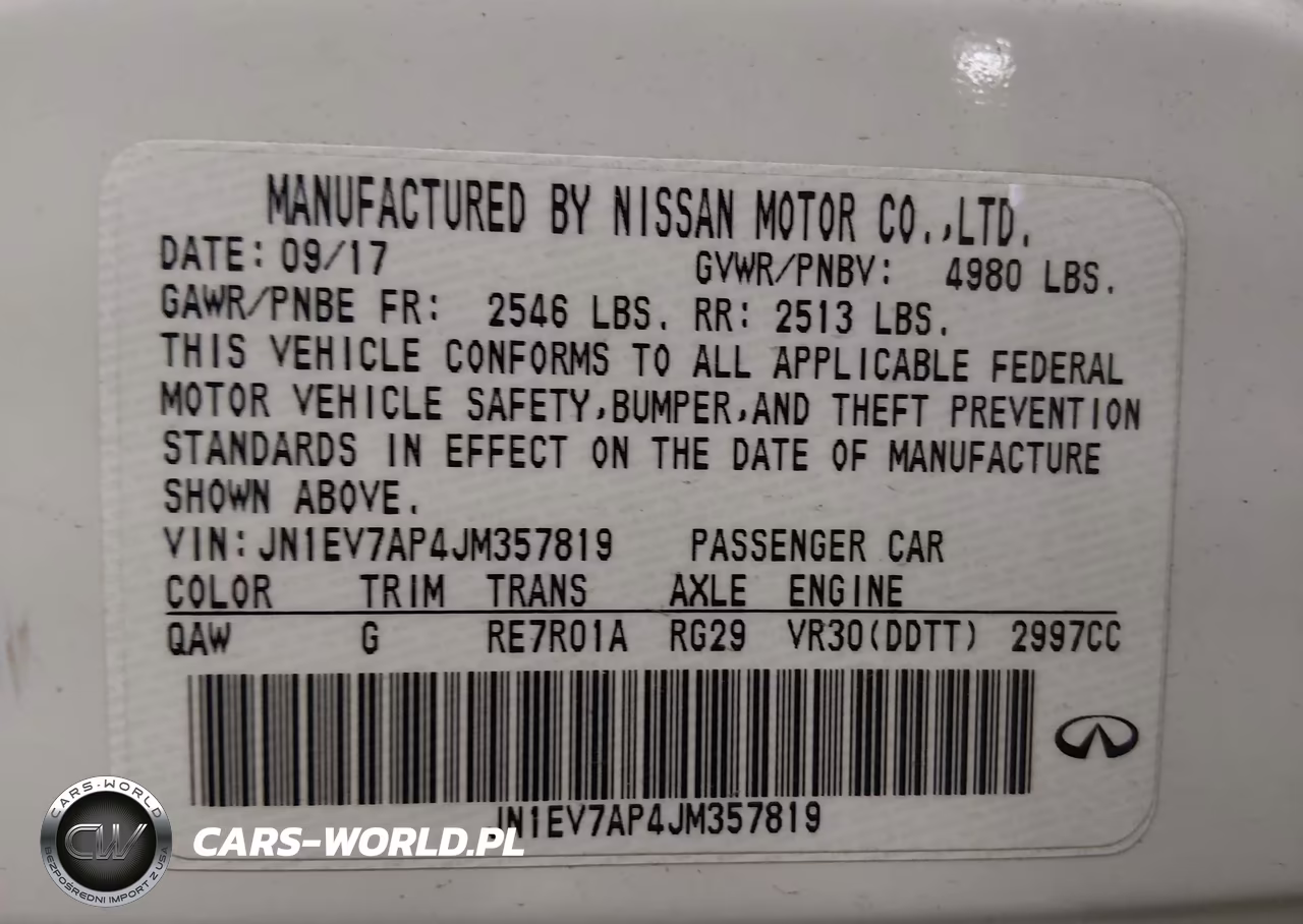 2018 Infiniti Q50 3.0T Luxe VIN:JN1EV7AP4JM357819 - 9