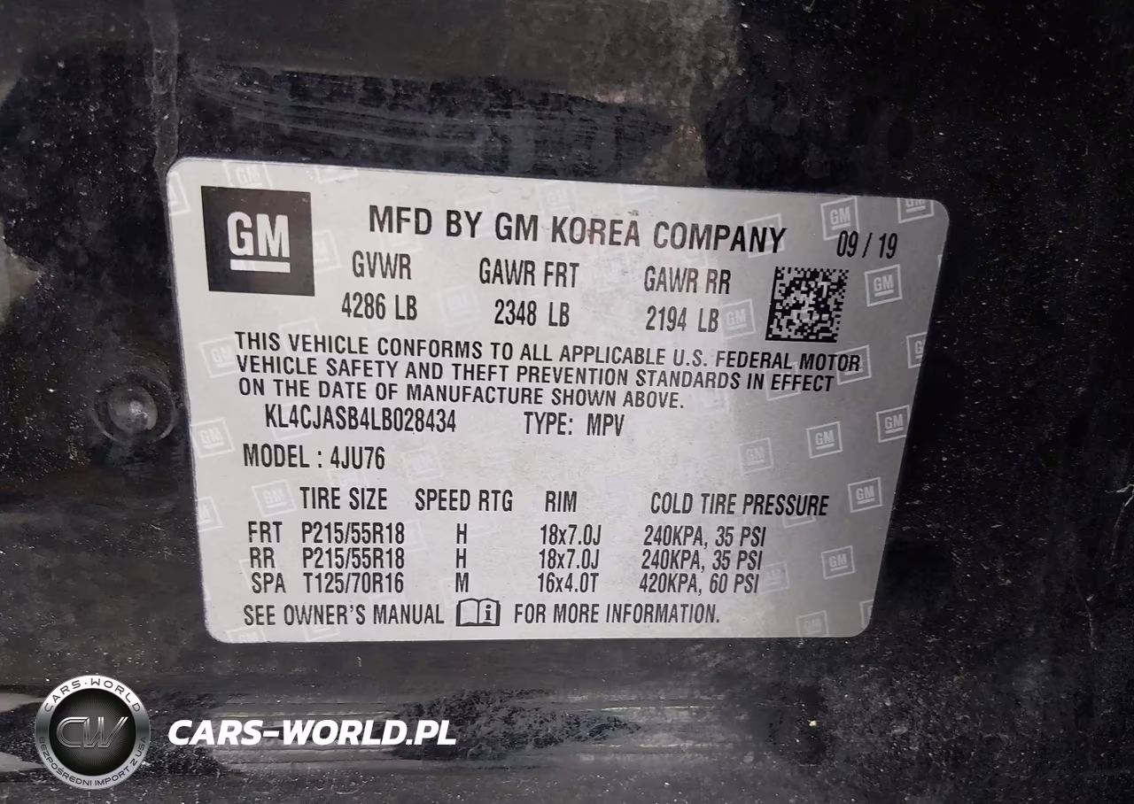 2020 Buick Encore Fwd Preferred VIN:KL4CJASB4LB028434 - 9