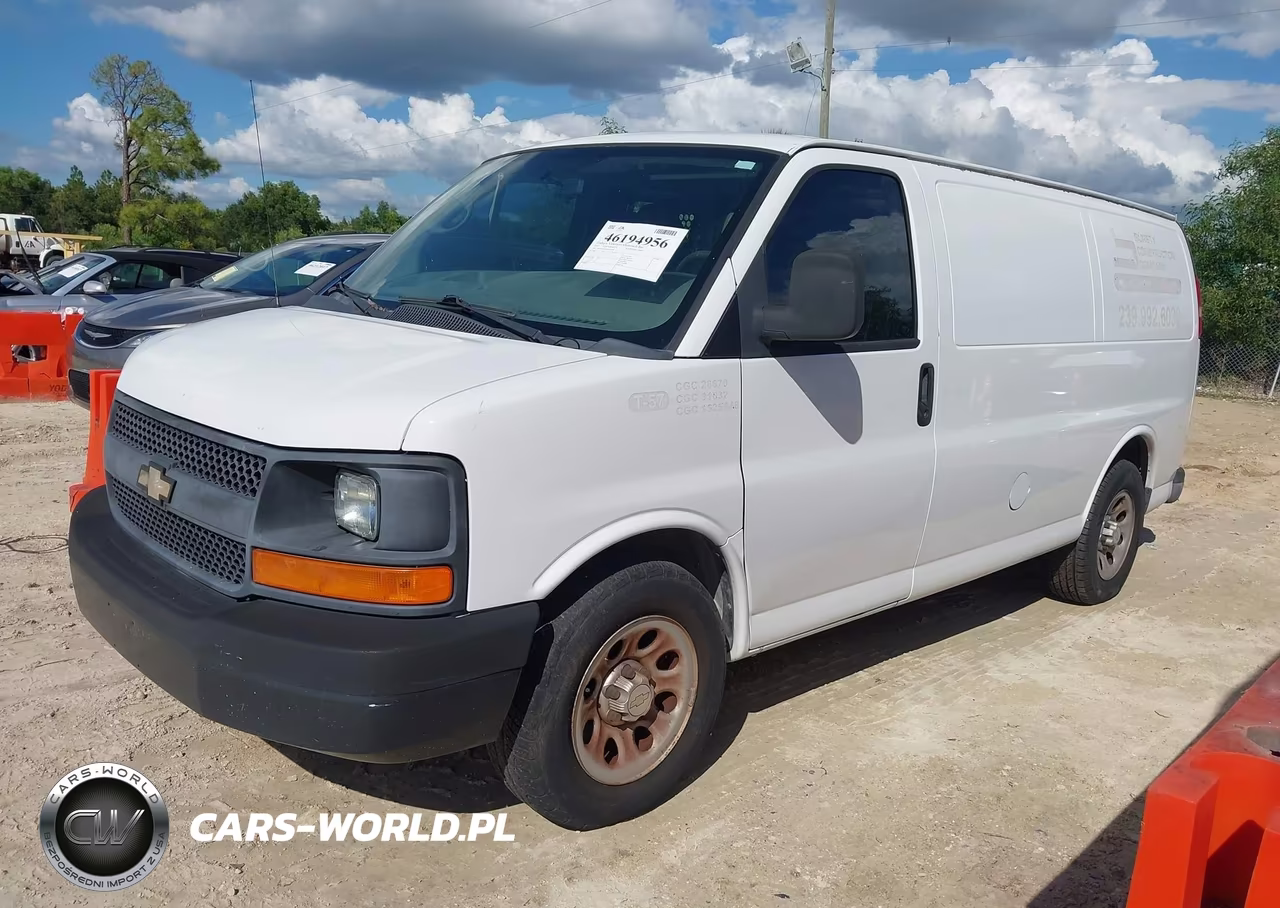 2013 Chevrolet Express 1500 Work Van VIN:1GCSGAFX7D1136320 - 2