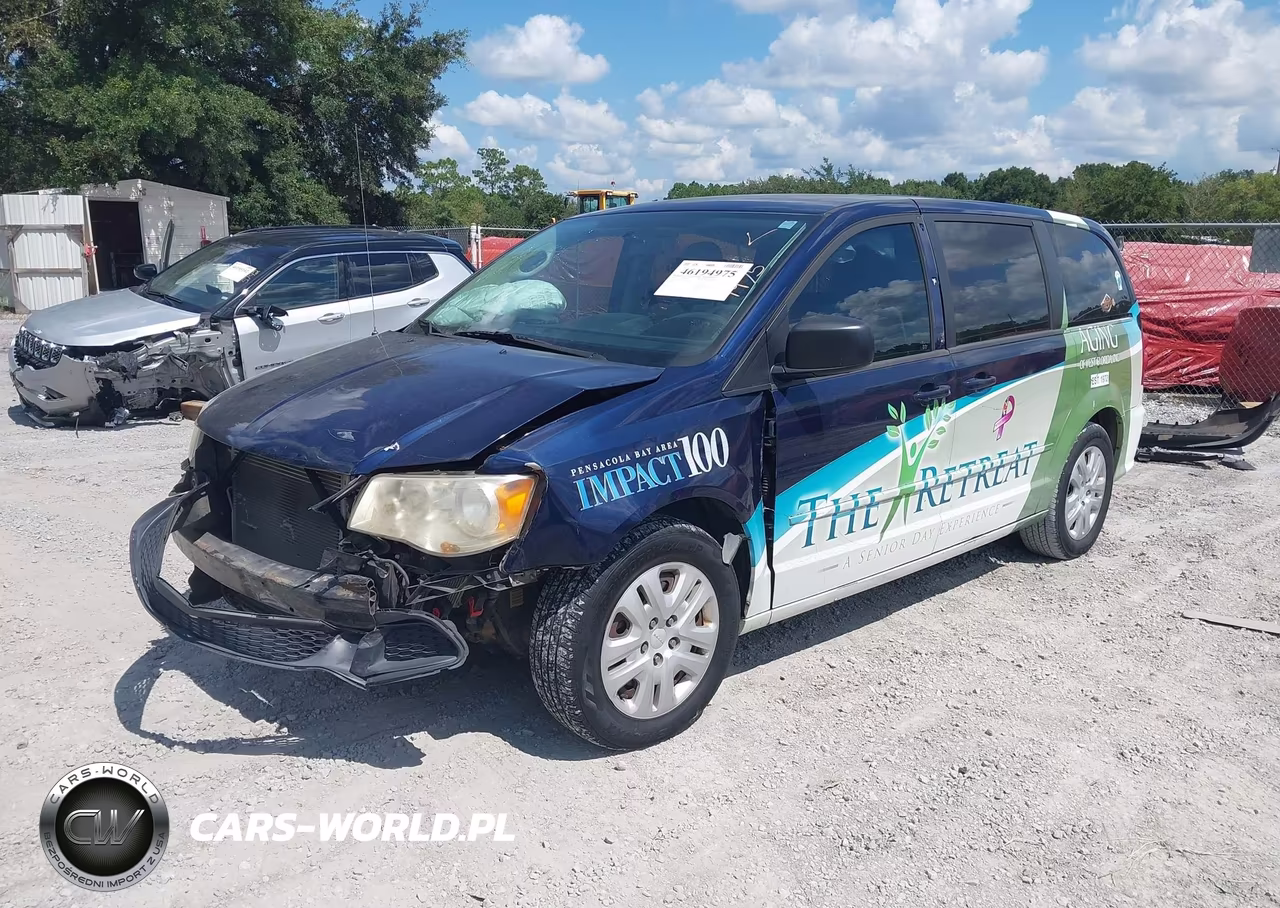 2014 Dodge Grand Caravan Se VIN:2C4RDGBGXER194371 - 2