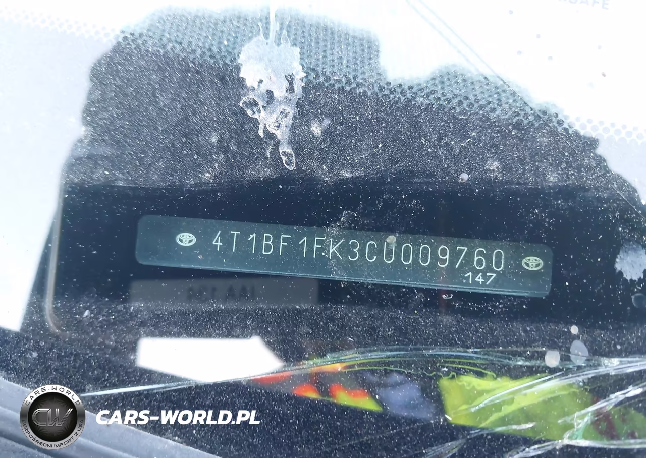 2012 Toyota Camry Se VIN:4T1BF1FK3CU009760 - 9