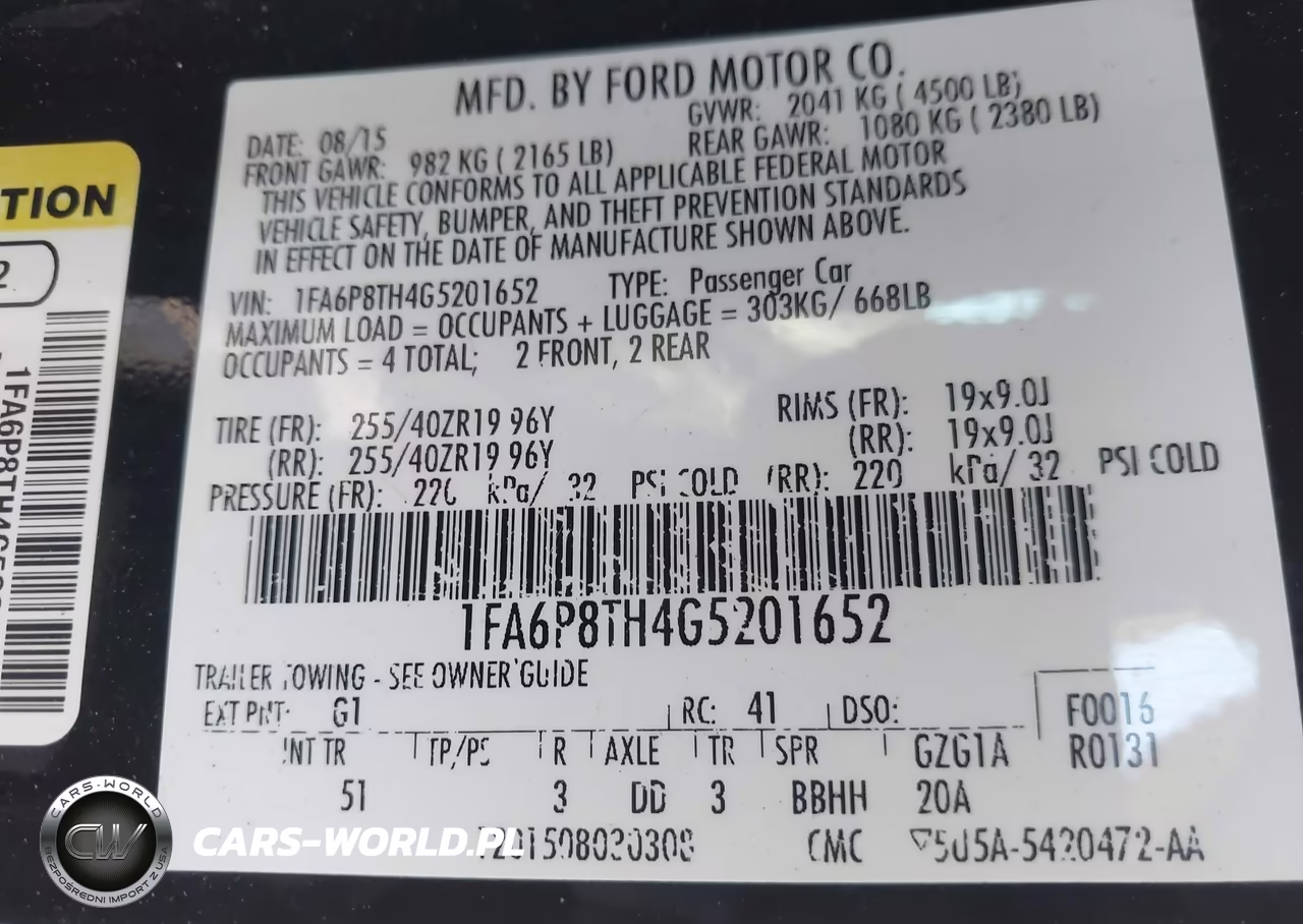 2016 Ford Mustang Ecoboost Premium VIN:1FA6P8TH4G5201652 - 9