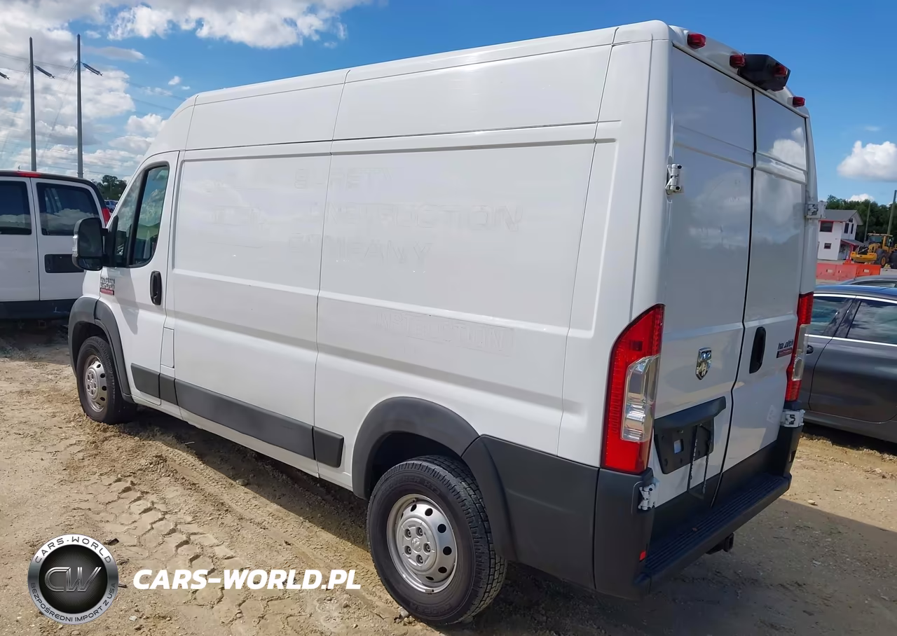 2019 Ram Promaster 1500 High Roof 136 Wb VIN:3C6TRVBG1KE549959 - 3