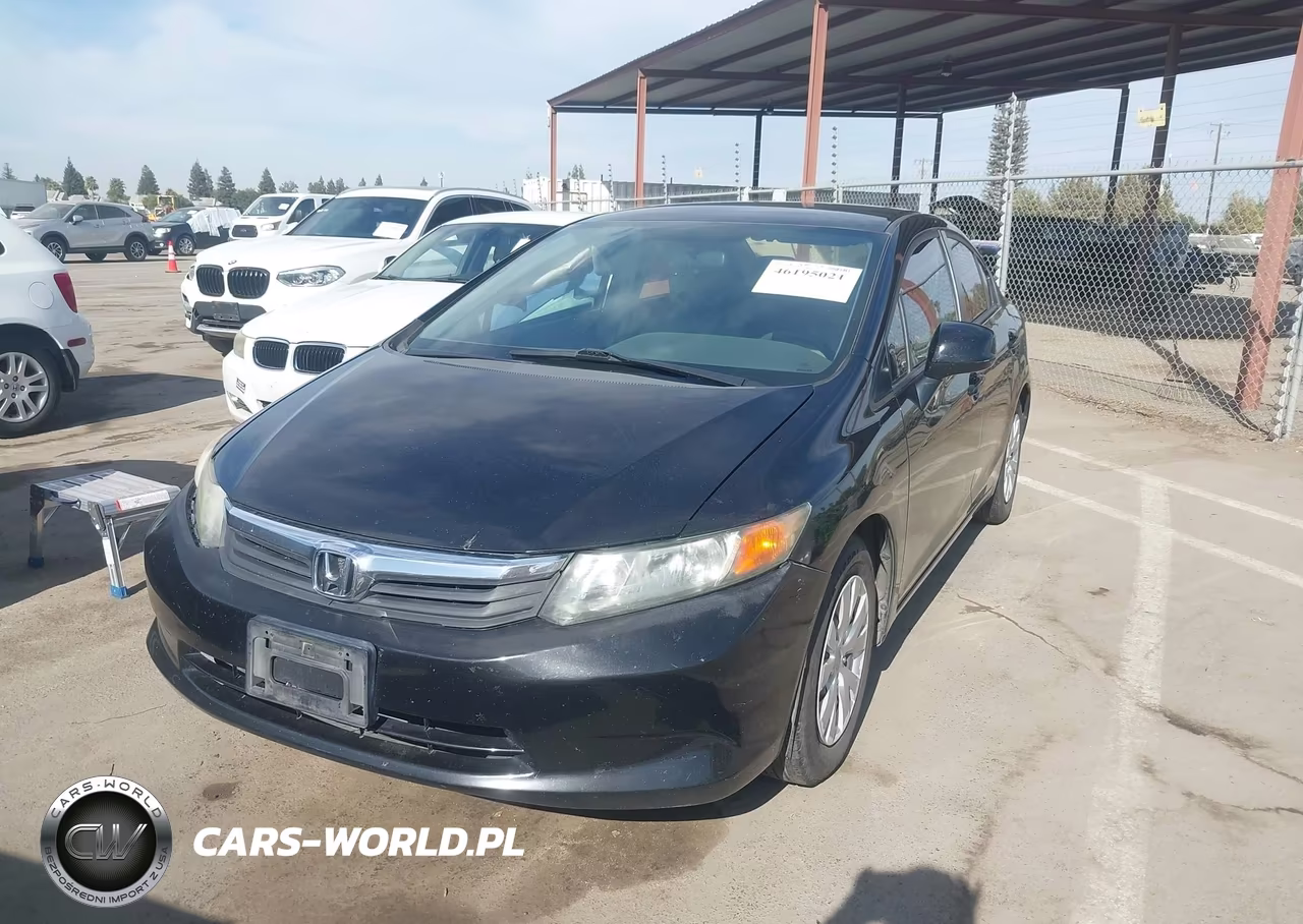 2012 Honda Civic Sdn Lx VIN:19XFB2F55CE356409 - 2