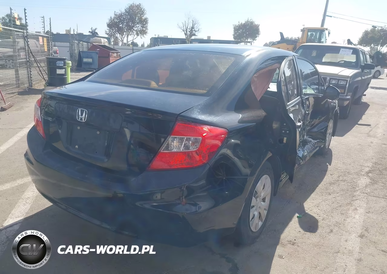 2012 Honda Civic Sdn Lx VIN:19XFB2F55CE356409 - 4