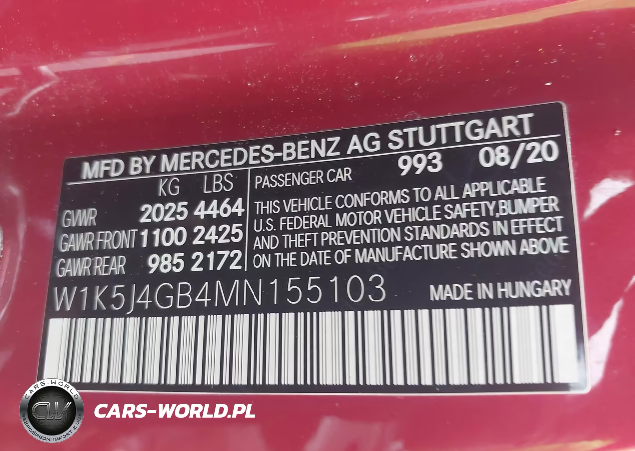 2021 Mercedes-Benz Cla 250 VIN:W1K5J4GB4MN155103 - 9