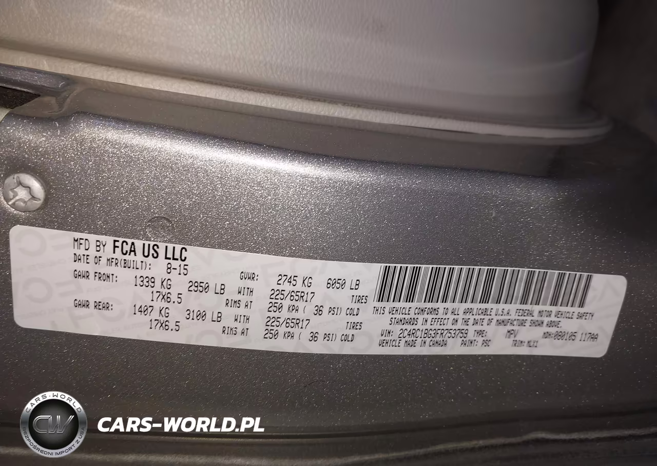 2015 Chrysler Town & Country Touring VIN:2C4RC1BG3FR753759 - 9